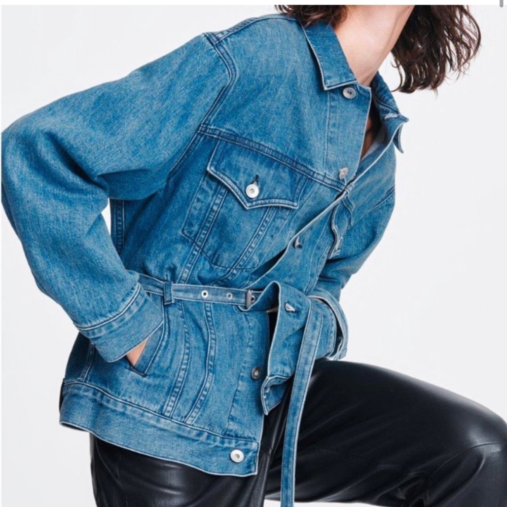 Rag & Bone Max Trucker jacket in Bluegrass - Picture 3 of 4